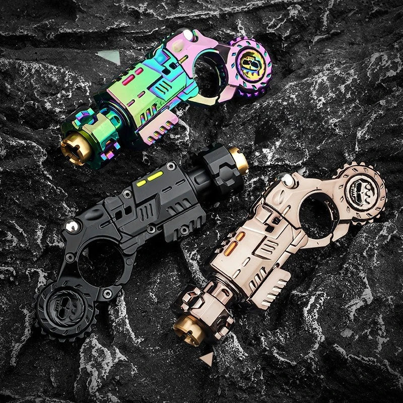Alloy Shell-Ejecting Launcher Fidget Toy Gun Set
