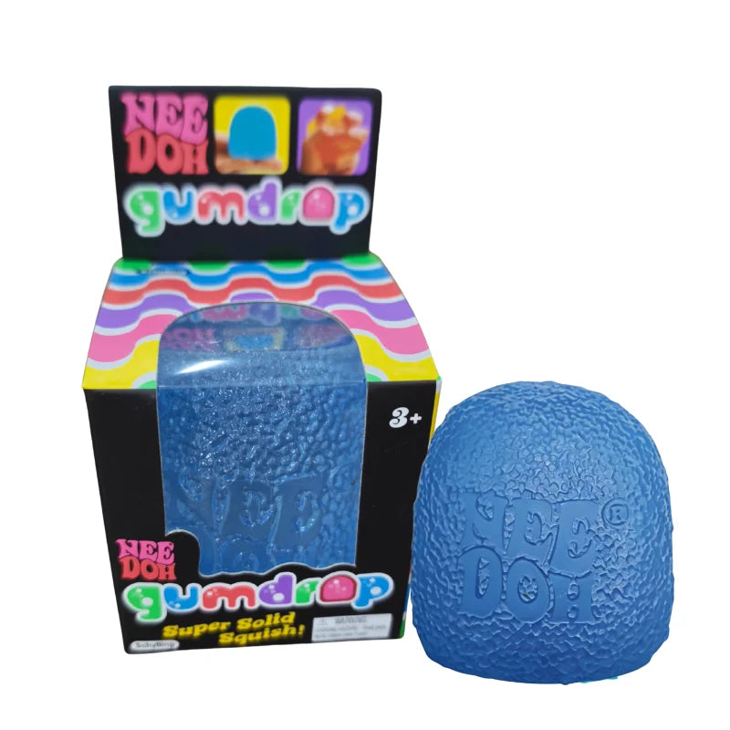 Schylling Mini Candy NeeDoh Gumdrop Soft Squeeze Sensory Fidget Toy Stress Relief Blind Box for All Ages 3 and Up