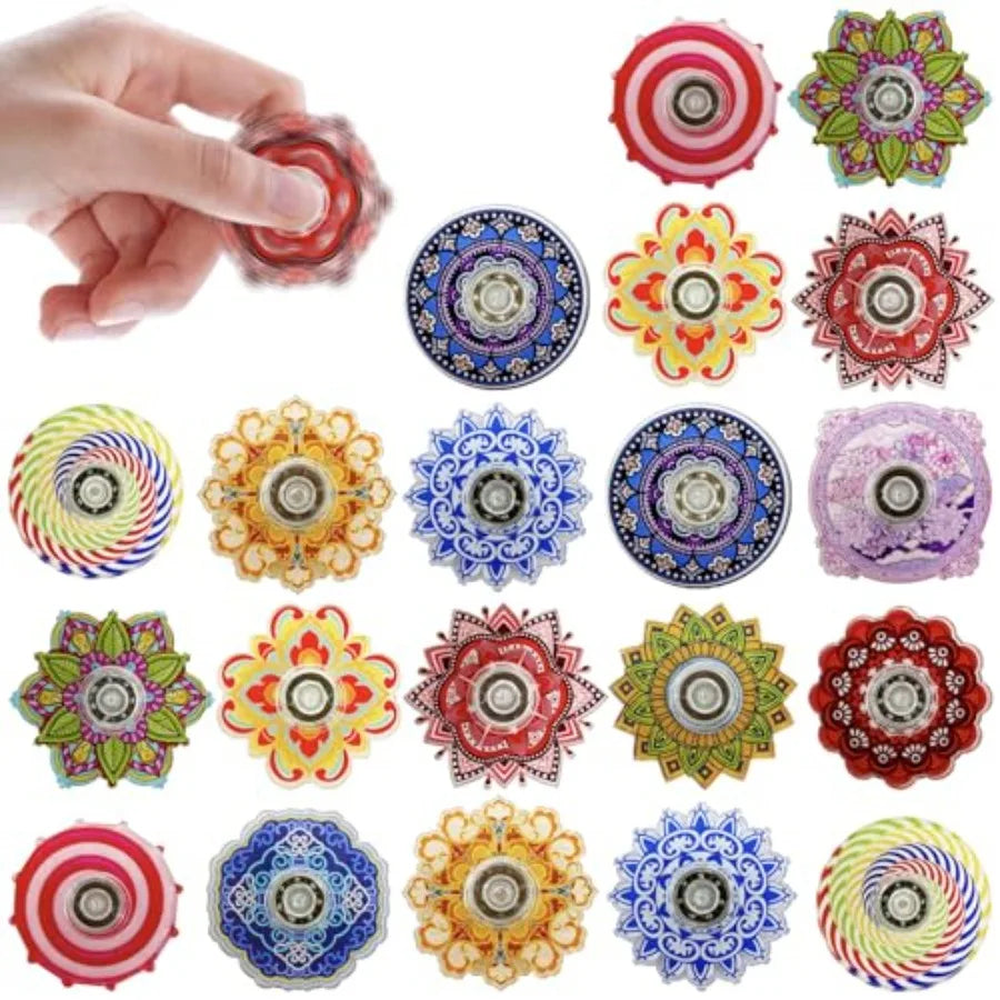 Quality Assurance 30 Pcs Mini Fidget Spinners for Party Favors, Fidget Toys Bulk for Classroom Prizes, Easter Basket Stuffers,
