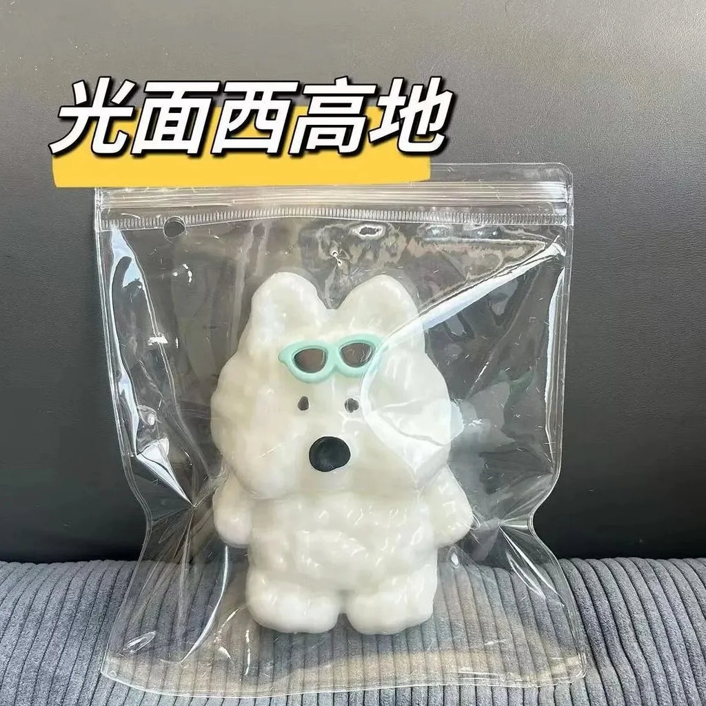 Needoh pizza Sensory Fidget Cube Stress Relief Squishy Cube Anti-Anxiety Squeeze Toy For Focus ADHD Population