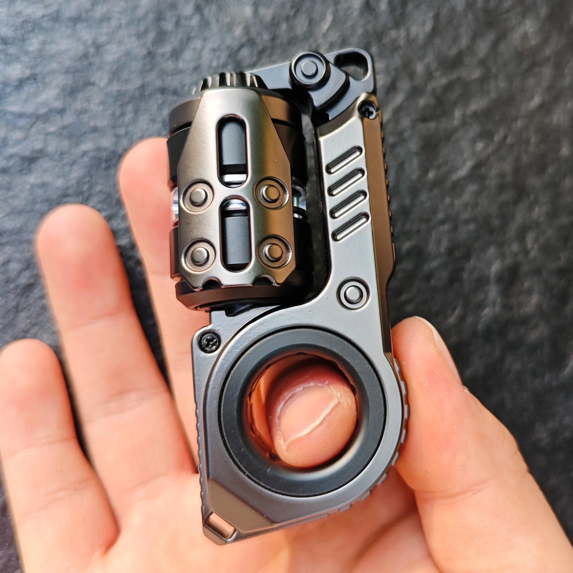EDC Fidget Sliders Fidget Toys Tuning Fork Fidget Spinner Magnetic Push Egg Mechanical Ratchet Slider Crisp Sound