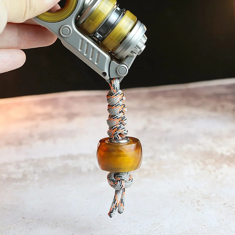 Sinian PEI & Steel Tuning Fork Fidget Slider - ADHD Focus Push Egg Sensory Toy Anxiety Relief Adult EDCFor Adult Children Gift