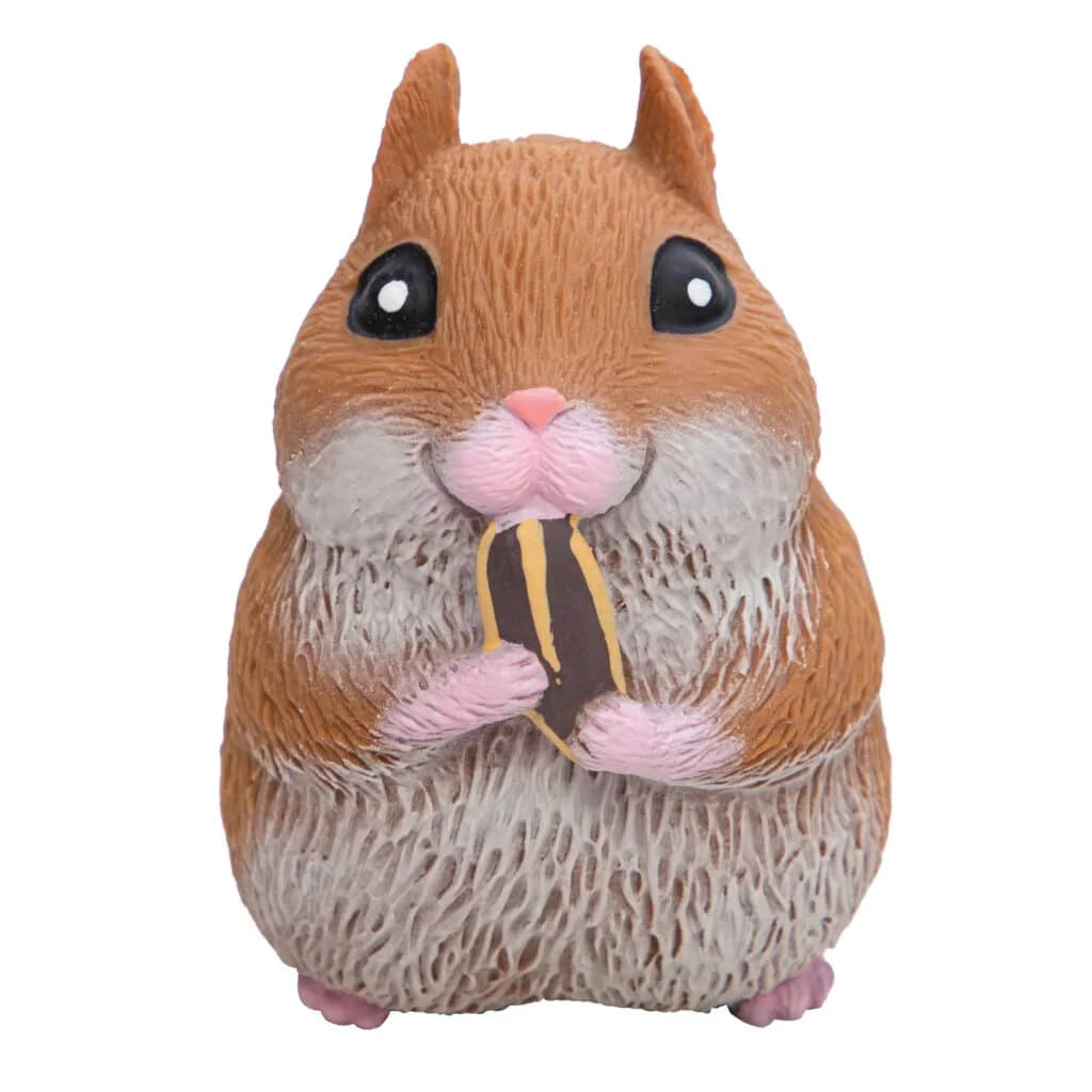 Needoh Chonky Cheeks Hamster Shaped Sensory Toys Relief Squishy Toy Relief Fidget Toys Adults Collectable