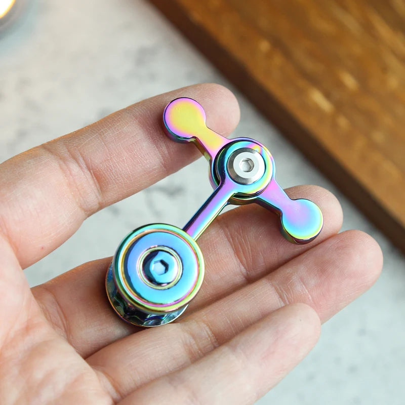 Chaos Pendulum EDC Gyro Spinner Single-Rotor And Double-Rotor Fidget Spinner Metal Stress Relief Toy For Adult Adults