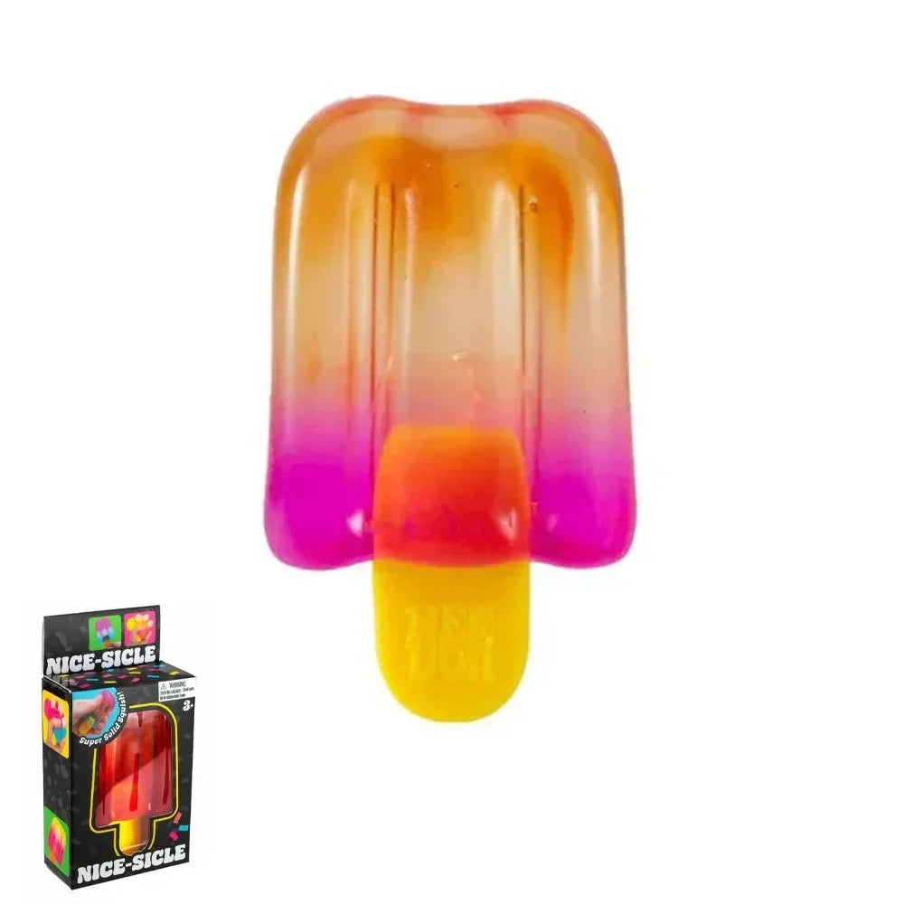 NeeDoh Jellyfish Ice Pop Cube Squishy Toy Stress Relief Toys Cute Healing Squishy Sensory Toys