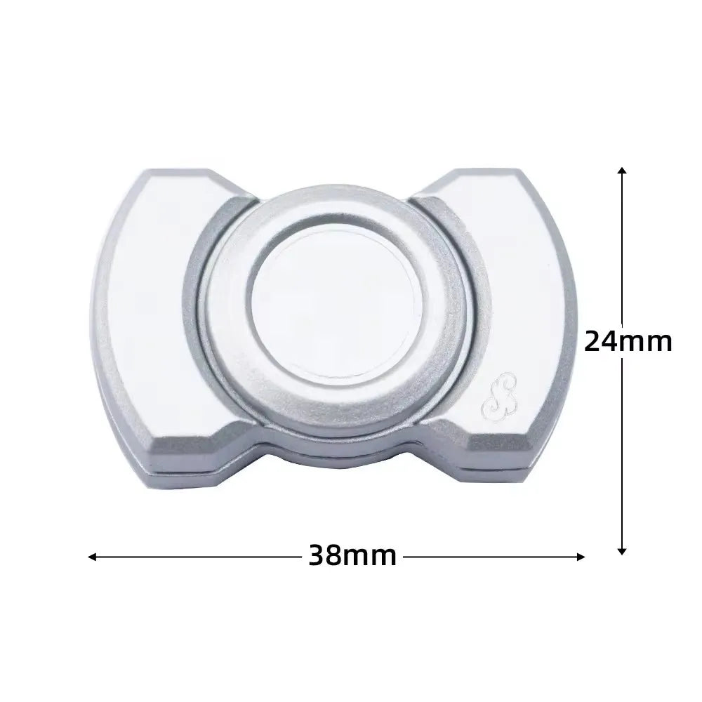 EDC Fidget Toy Metal Magnetic Slider Fidget Spinner Gyroscope Stress Relief Spinning Decompression Anti Anxiety Gifts for Adults