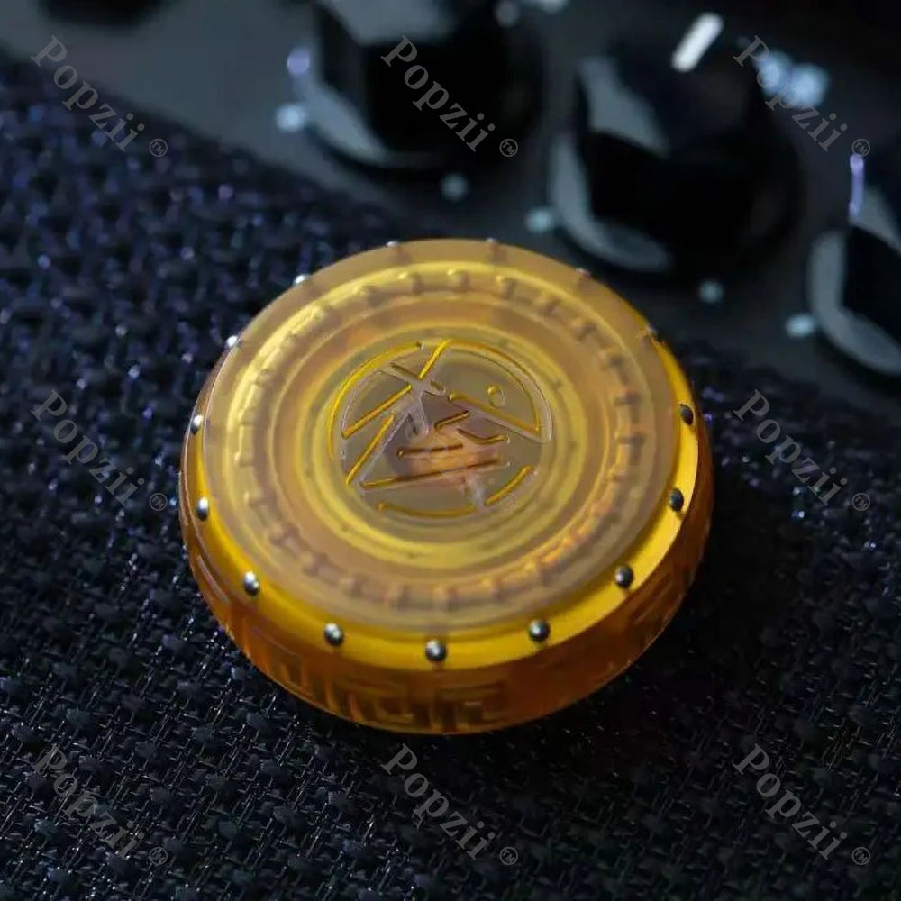 WANDER Z Shock Drum EDC Magnetic Ratchet Coin Fidget Spinner Fingertip Gyro Snap coin Table Ornament Anxiety Toys