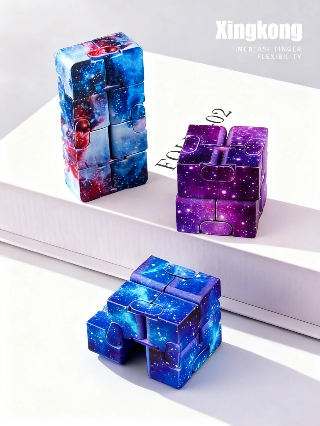 Starry Sky Infinite Fidget Cube – Christmas Edition