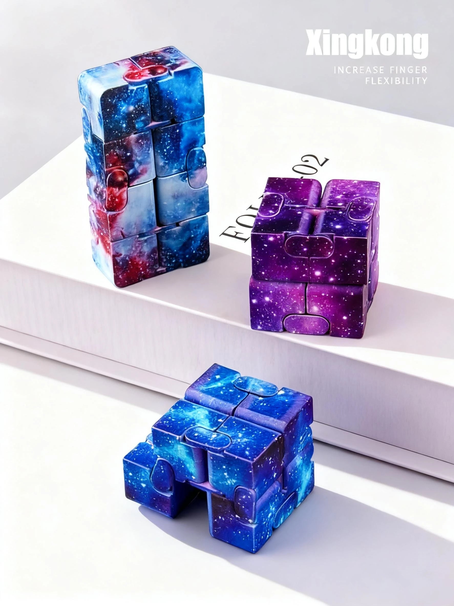 Starry Sky Infinite Fidget Cube – Christmas Edition