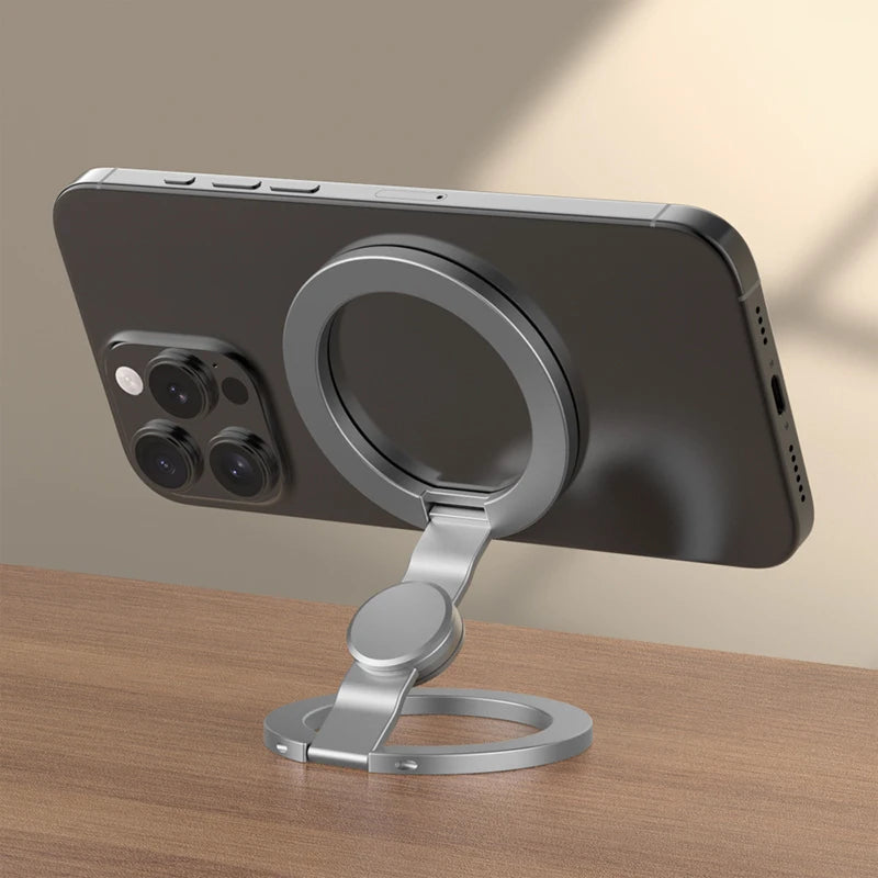 Magsafe Dual Ring Magnetic Phone Holder Fidget Spinner Finger Ring Stand Multifunctional Desktop Support Bracket Strong Magnetic