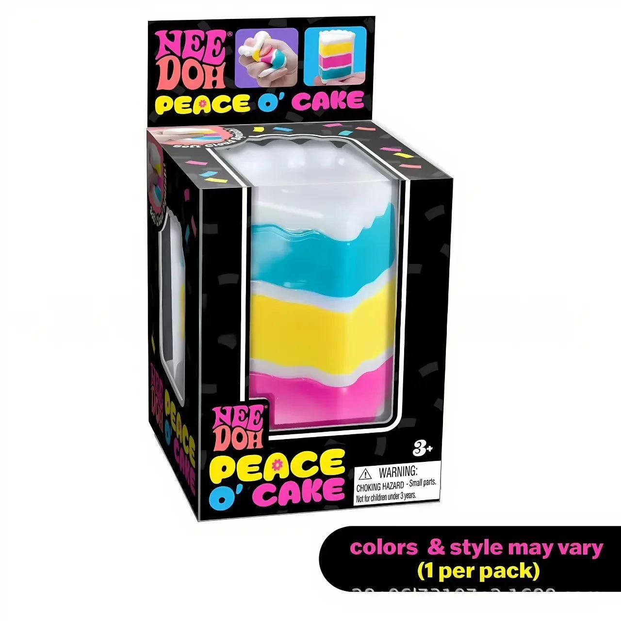 Schylling NeeDoh Pizza Fidget Toy Squeezza Pizza Slice Sensory Squishy Toy Stress Relief Anti-Anxiety Squeeze Toy for ADHD Focus