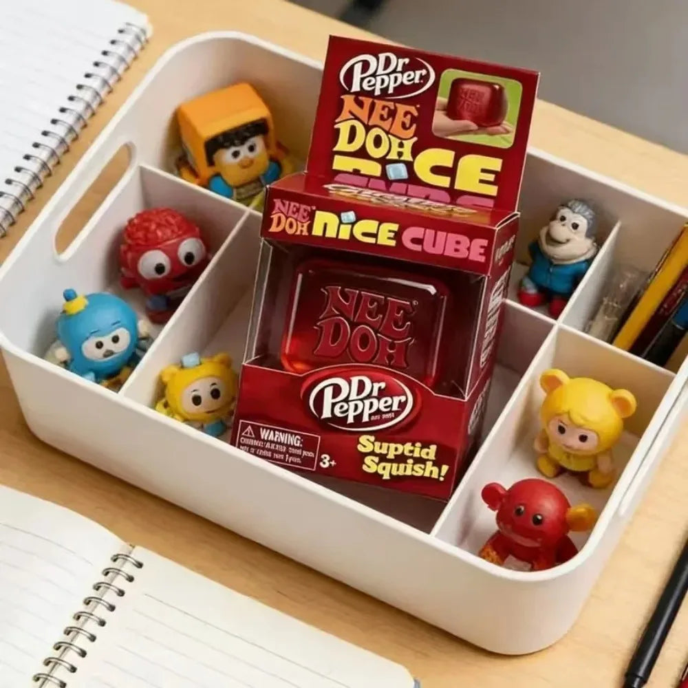 Needoh Nice Cube Sensory Stress Reliever Fidget Tool for Anxiety & Focus Desk Sensory Cube for Adults & Kids