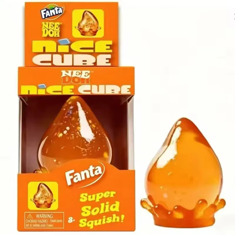 New Needoh Dreamy Water Drop Marbled Cube Malt Sugar Squish Toy Soft Squeeze Anxiety Relief Fidget Toy For Adults Surprise Gift