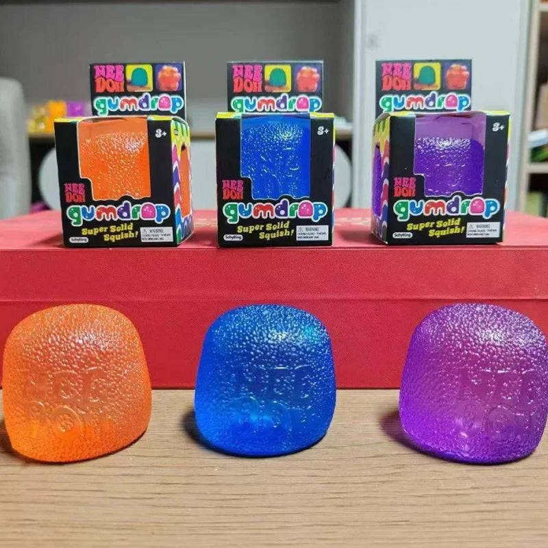 Schylling Mini Candy NeeDoh Gumdrop Sensory Fidget Toy Stress Relief Blind Box