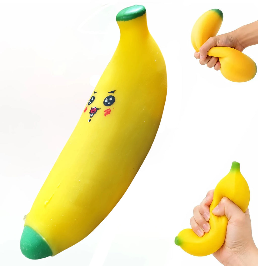 Building Block Crispy Handmade Ball Banana Soap Soft Squishy Toy Stress-relief DIY Homemade Crispy Handmade Squishy Ball Toy
