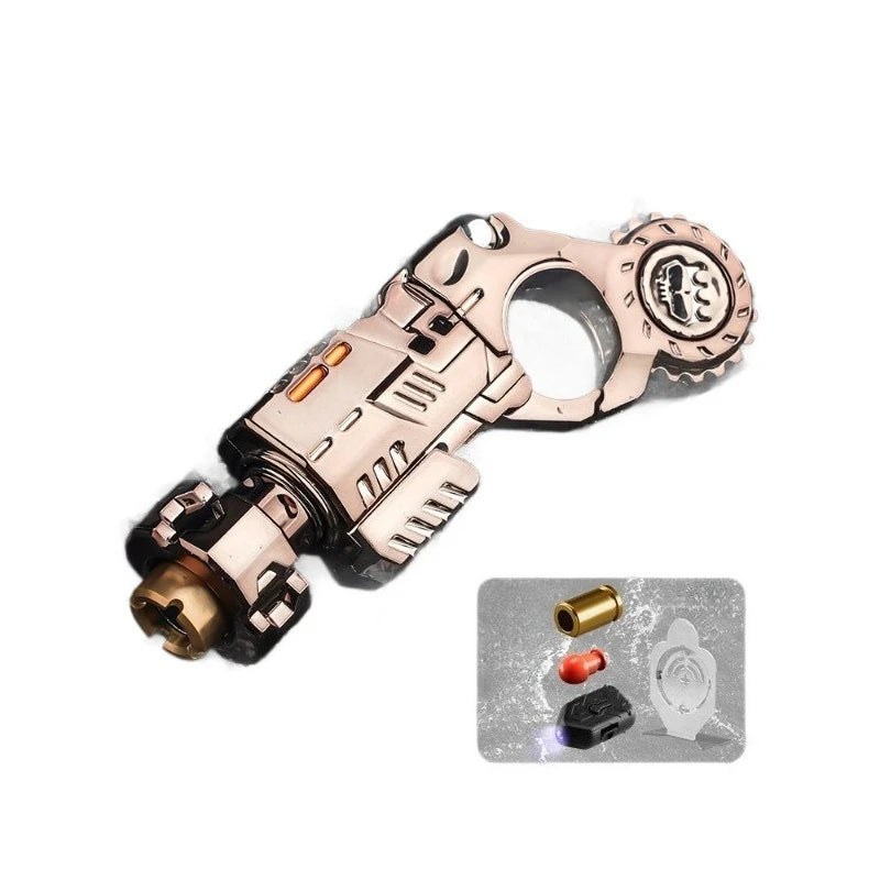 Alloy Shell-Ejecting Launcher Fidget Toy Gun Set