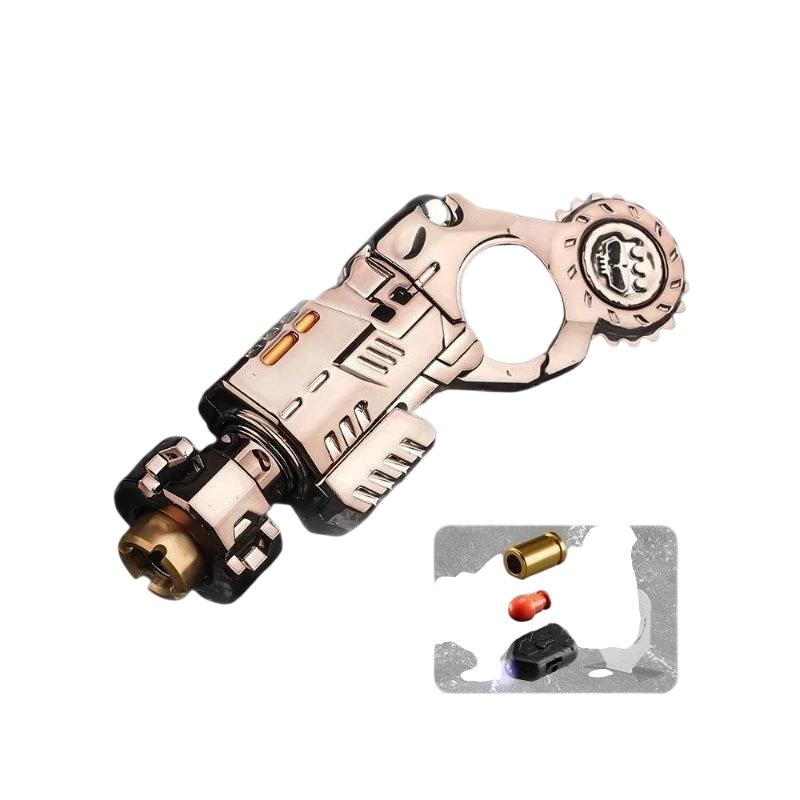 Alloy Shell-Ejecting Launcher Fidget Toy Gun Set