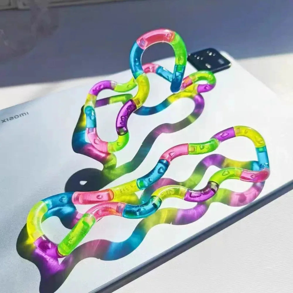Rainbow Deformable Rope Fidget Toy