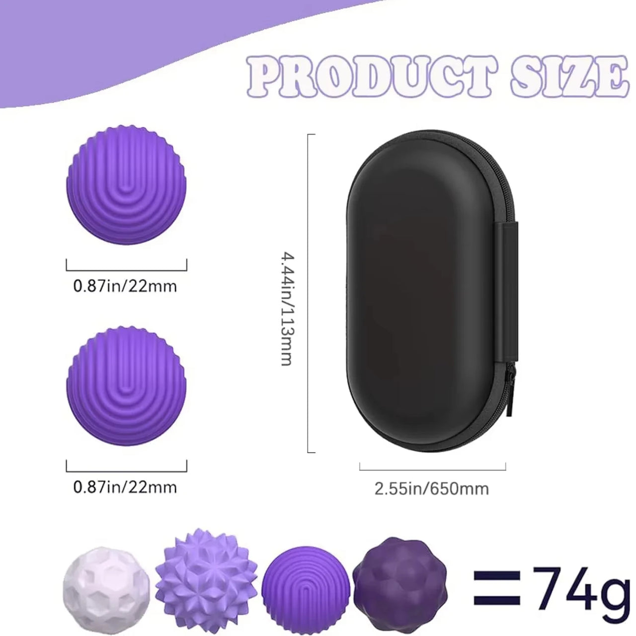 Magnetic Silicone Worry Balls – Autism Calming Fidget Toy