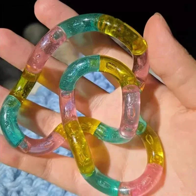 Deformable Rope Fun and Educational Fidget Toy Deformation Rope Knot Stress Relieving Toy Funny Gift for Kid Juguetes Antiestrés
