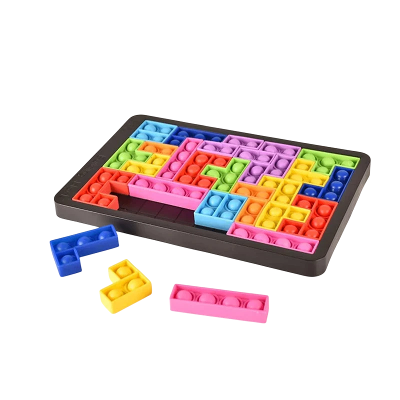 27-Piece Jigsaw Puzzle Pop Finger Toy Board