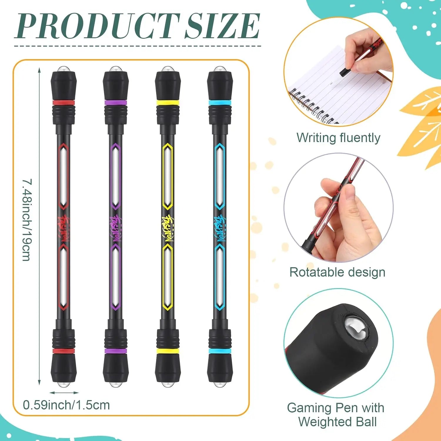 Antistress Spinner Pen – Ballpoint Fidget Pen