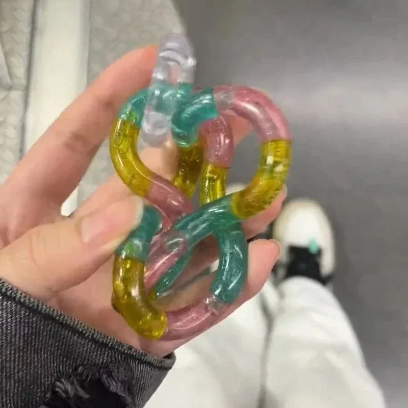 Deformable Rope Fun and Educational Fidget Toy Deformation Rope Knot Stress Relieving Toy Funny Gift for Kid Juguetes Antiestrés