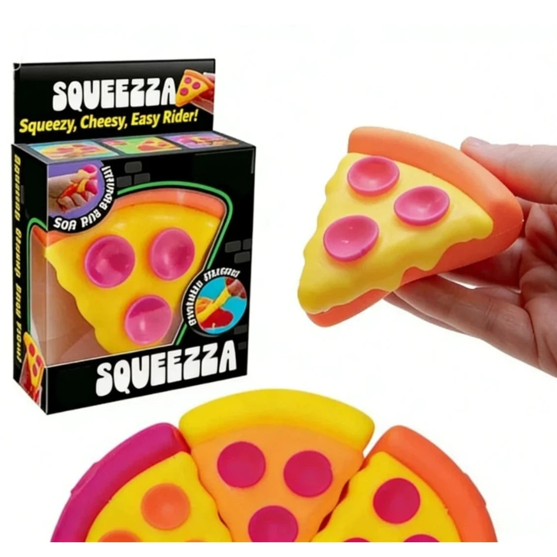 Schylling Needoh pizza Stress Relief Squishy Cube Sensory Fidget Cube Anti-Anxiety Squeeze Object For Focus ADHD blind box gift