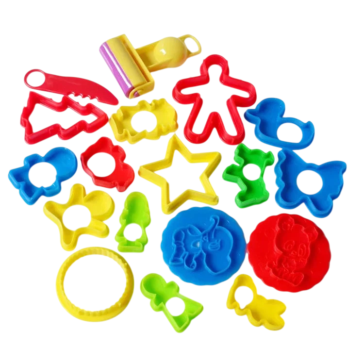 Hot Sale DIY Slime Play Dough Tools Accessories Plasticine Mold Modeling Clay Kit Slime Plastic Set Cutters Moulds Toy for Kids