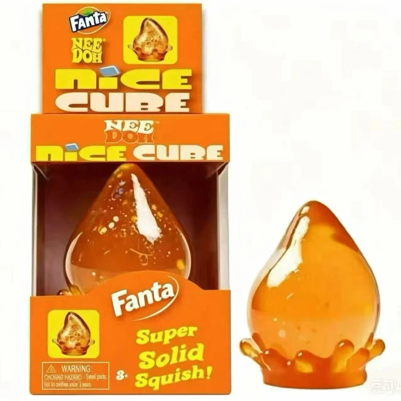 New Needoh Dreamy Water Drop Marbled Cube Malt Sugar Squish Toy Soft Squeeze Anxiety Relief Fidget Toy For Adults Surprise Gift