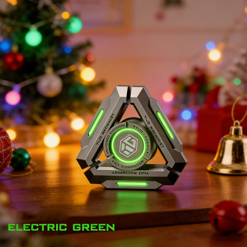 Luminous Metal Fidget Spinner - Gyro Hand Spinner for Adults, Stress Relief, Silent EDC Toy, ADHD Anxiety Relief, Cool Gift