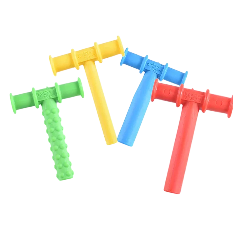 Kid Chewing Tube Speech Therapy Teeth Massager Children Talk Tools For Autism Sensory Speak Oral Muscle Rehabilitation Training