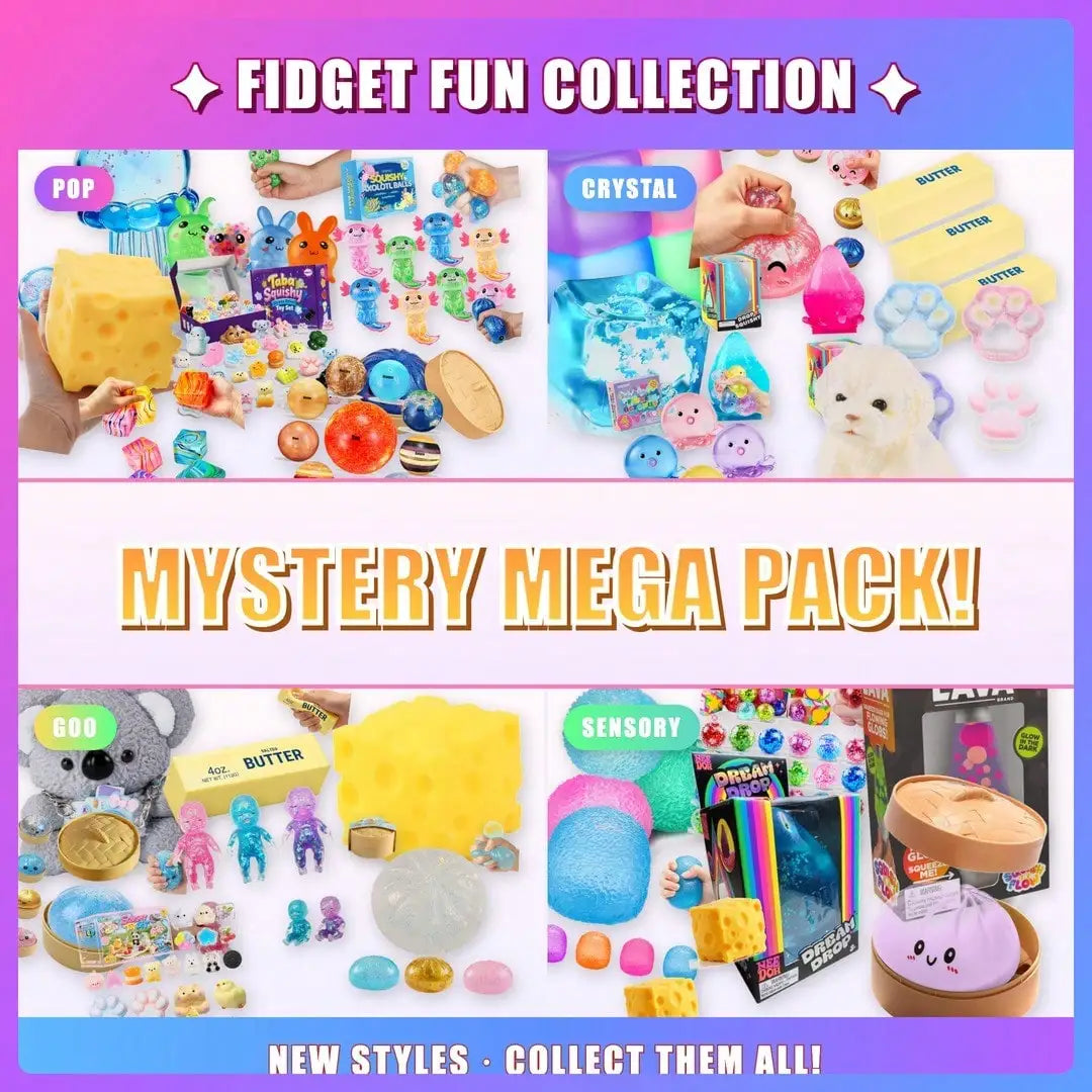 Surprise Box-Slow Rise Squishy Toys,Food&Ocean Themed Squeeze Toys,Anti-Stress Sensory Toys For ADHD & Anxiety