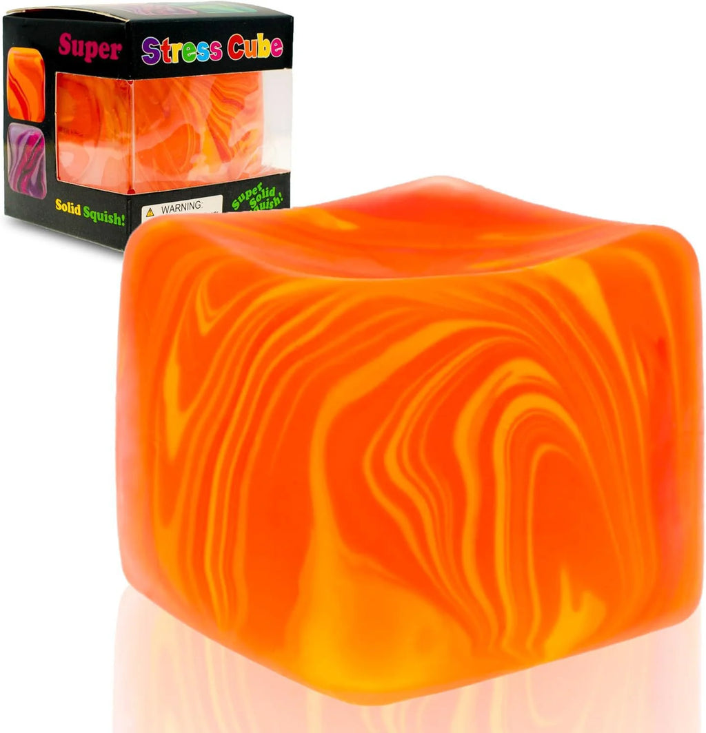 Needoh pizza Sensory Fidget Cube Stress Relief Squishy Cube Anti-Anxiety Squeeze Toy For Focus ADHD Population