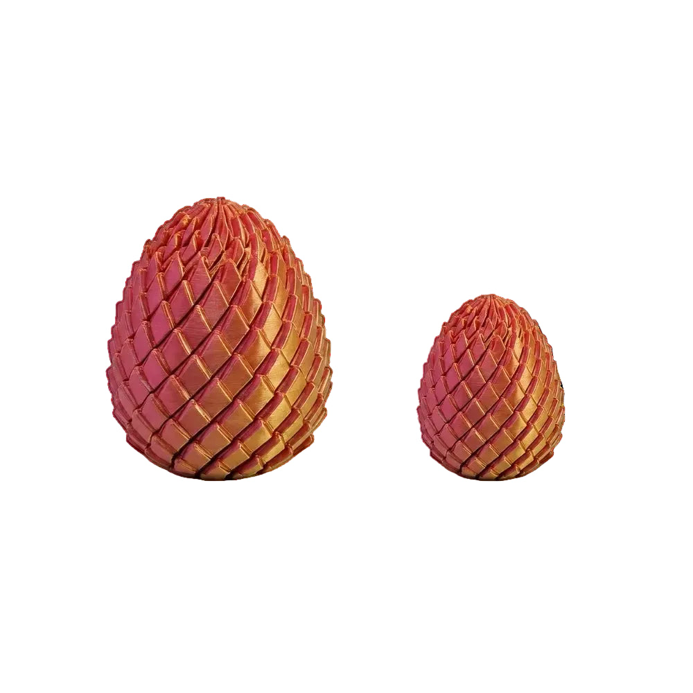 3D Printed 7.5/5.5CM Twisted Dragon Egg Toy Spiral Stress Relief Sensory Toy Christmas Birthday Party Gifts Multi-color Fidget