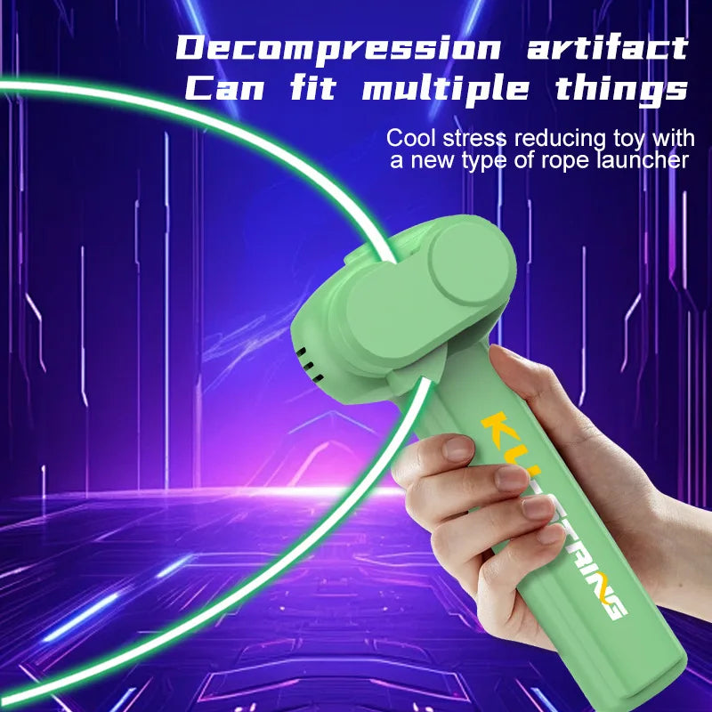 USB Rechargeable Glow String Launcher Toy