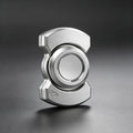 EDC Fidget Toy Metal Magnetic Slider Fidget Spinner Gyroscope Stress Relief Spinning Decompression Anti Anxiety Gifts for Adults