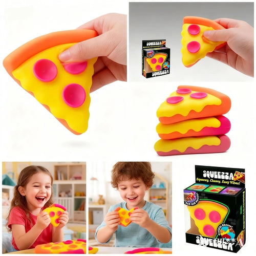 NeeDoh Pizza Sensory Fidget Toys Slow Rebound Anti-Anxiety ADHD Squishy Cube Squishy Squeeze Toys Holiday Gifts For Focus New