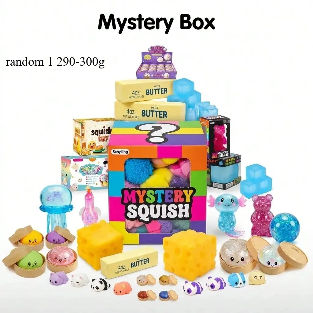 Surprise Box-Slow Rise Squishy Toys,Food&Ocean Themed Squeeze Toys,Anti-Stress Sensory Toys For ADHD & Anxiety