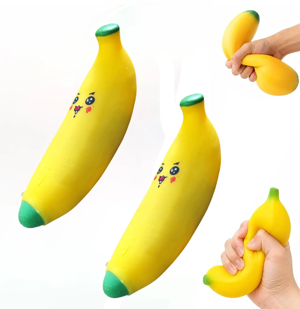 Building Block Crispy Handmade Ball Banana Soap Soft Squishy Toy Stress-relief DIY Homemade Crispy Handmade Squishy Ball Toy