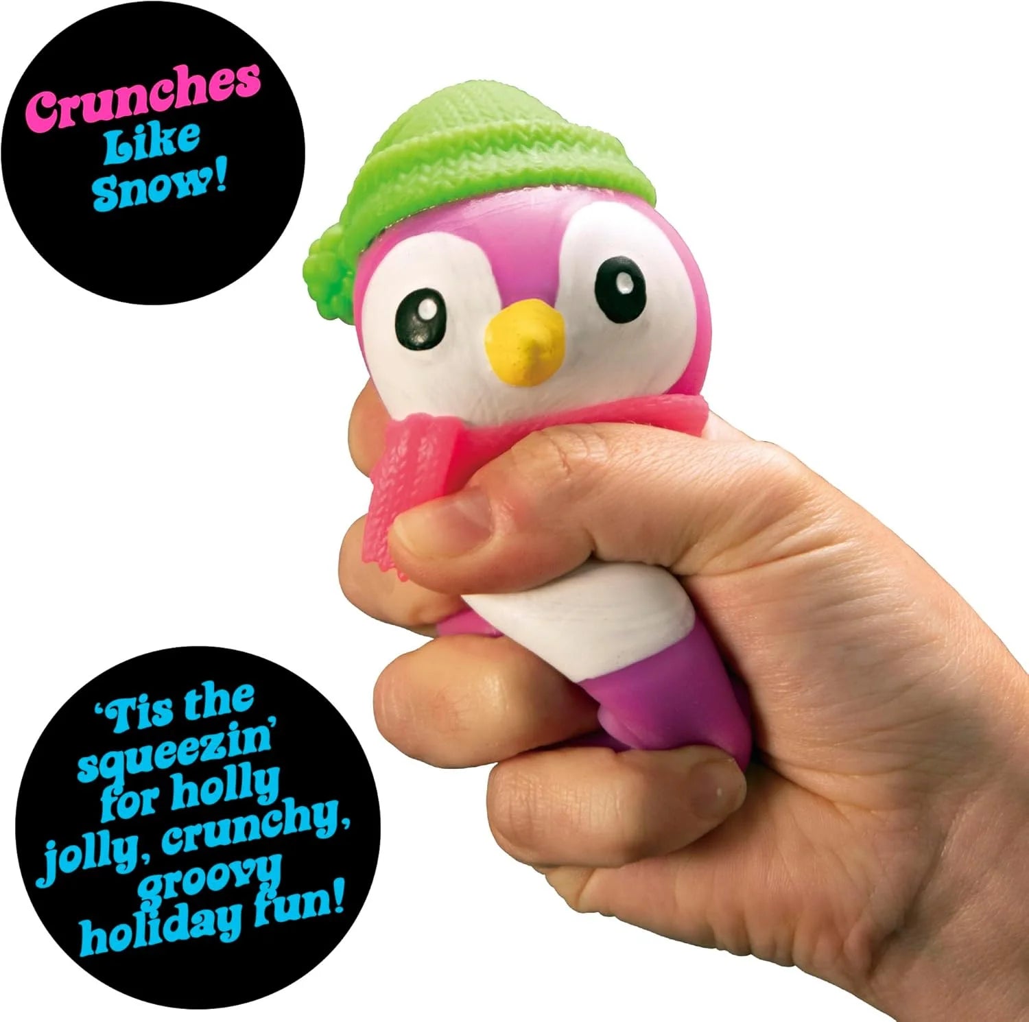 2026 New NeeDoh Polar Glow Penguin Sensory Squeeze Toy -Assorted Fidget Toys for ADHD and Autism Gift