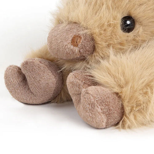 1.0KG Weighted Highland Cow Stuffed Animals Plush Large Cattle Pillow Toy for Kids Adults Birthday Gifts - photo 2