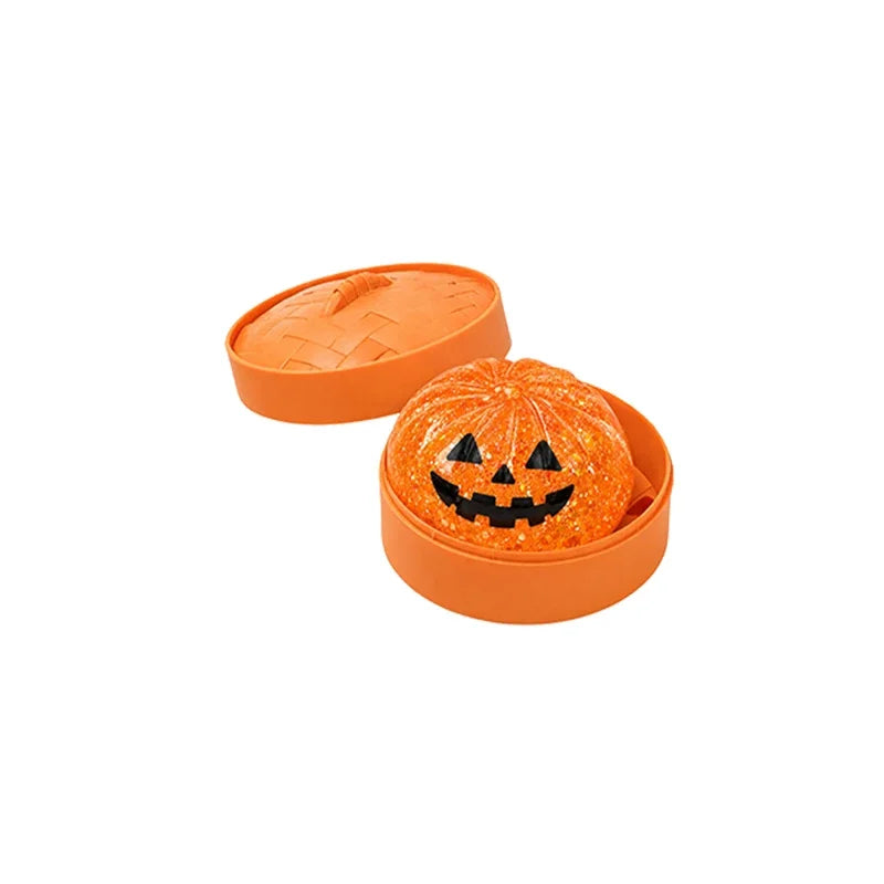 Cartoon Ghost Series Stress Relieving Toy Ghost Bun Soft, Slow, Elastic Squid Toy Clip Steamer Steamed Bun Squeezing Toy Gift