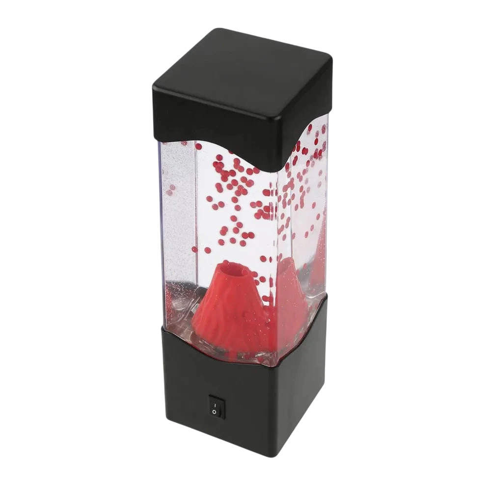 Volcano Eruption Water Ball Aquarium Tank LED Night Lights Lamp Relax Bedside Mood Light for Home Decoration Magic Lamp DIY Gift