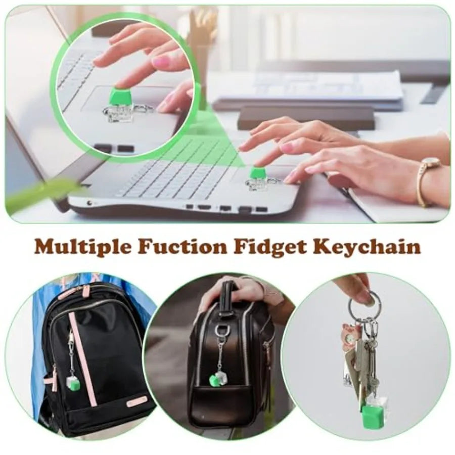 Quality Assurance 6 Pack Fidget Toys ADHD Anxiety Stress Relief Gifts Adults Green Fidget Sensory Toy Set Autism, Airplane Car