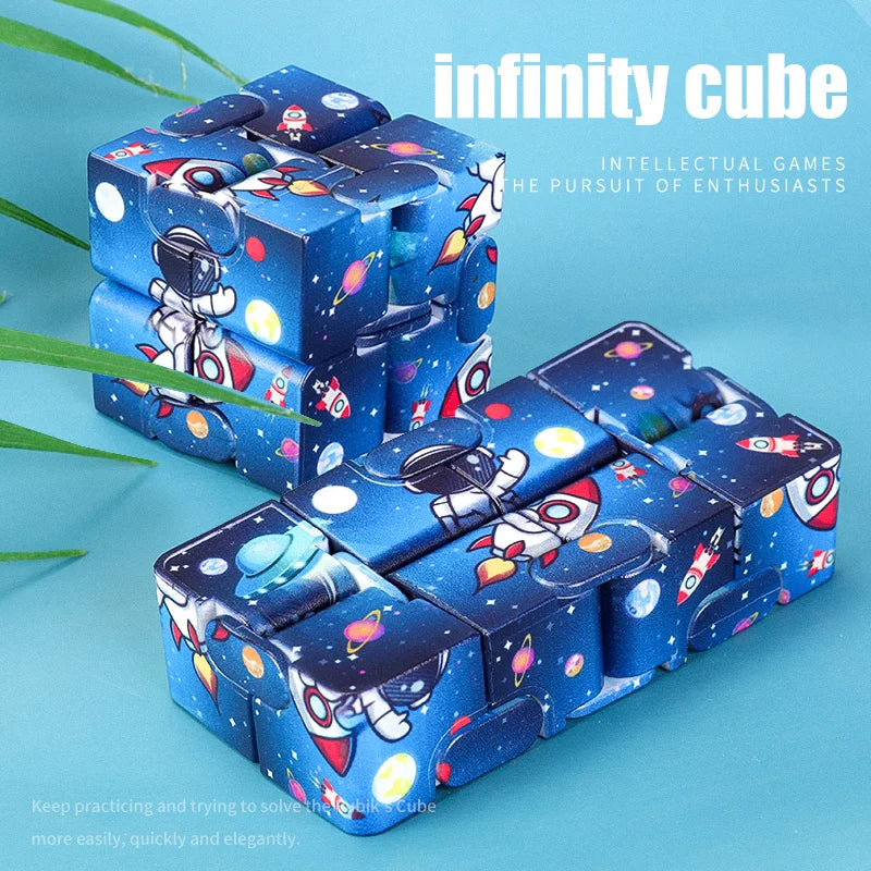 Starry Sky Infinite Fidget Cube – Christmas Edition