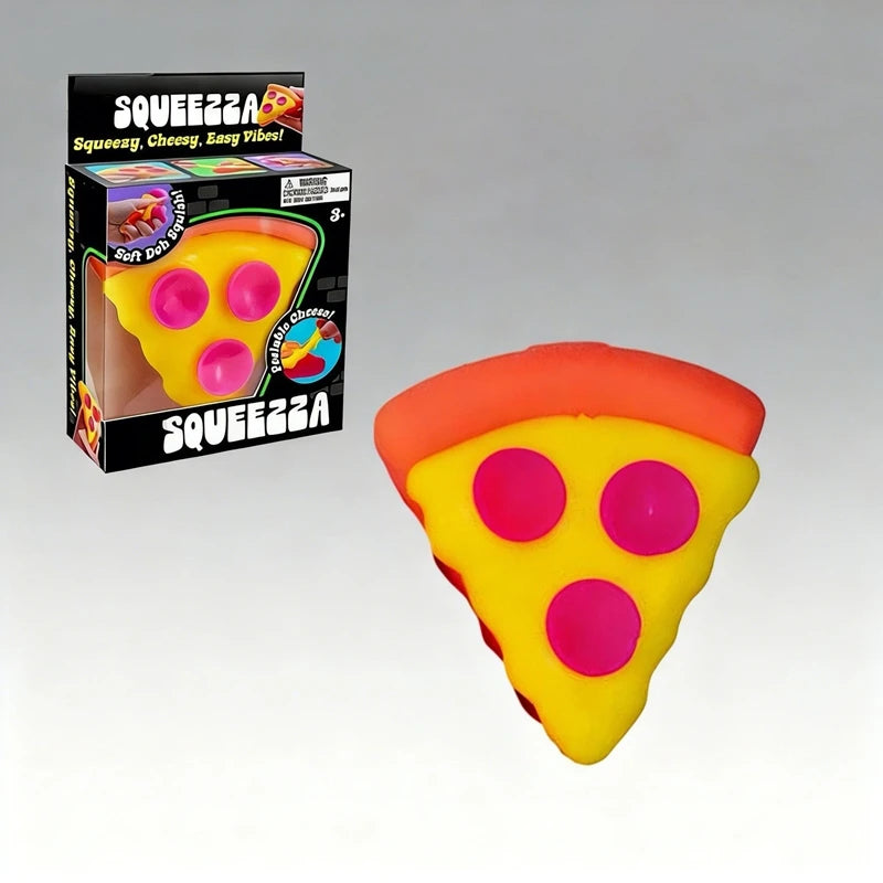 NeeDoh Pizza Sensory Fidget Toys Slow Rebound Anti-Anxiety ADHD Squishy Cube Squishy Squeeze Toys Holiday Gifts For Focus New