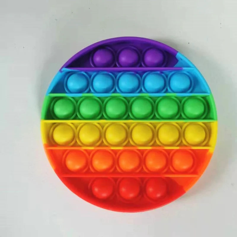 2Pcs Hot Push Bubble Fidget Toys Sensory Autism Special Needs Stress Reliever Squeeze Decompression Toy Fidget Toys For Kids