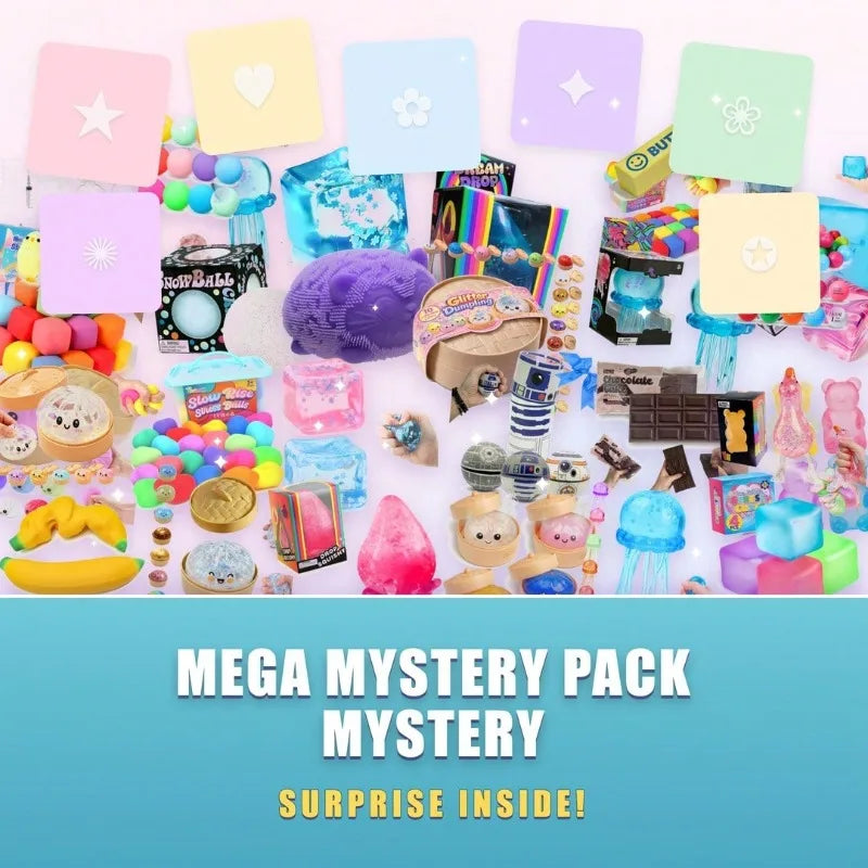 Squish Time Nee Doh Mystery Blind Box Random Squeeze Fidget Stress Relief Toy Cute Sensory Toy for All Ages