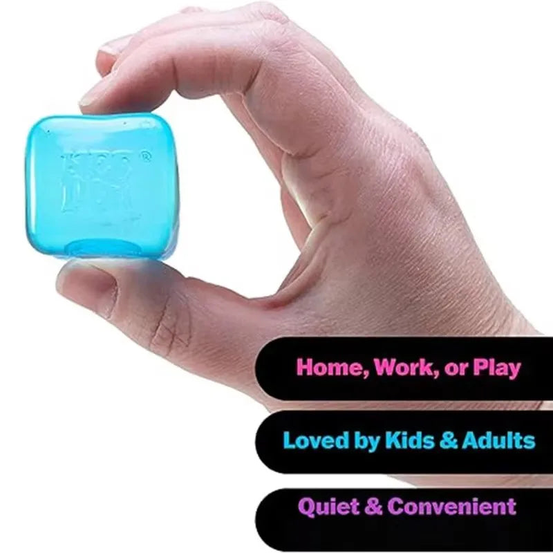 Schylling Nee Doh Nice Cube & Mini Cat & Soda Cube Sensory Pinch Blocks Stress Relief Puzzle Kids Souvenir Blind Box